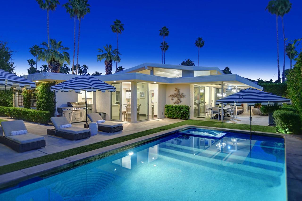 Canyon Palms Estate- Ultra-Luxe, Pool, Spa, Firepit, Outdoor Kitchen & More بالم سبرينغس المظهر الخارجي الصورة