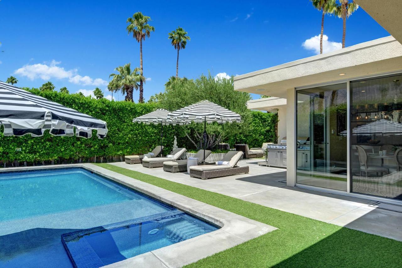 Canyon Palms Estate- Ultra-Luxe, Pool, Spa, Firepit, Outdoor Kitchen & More بالم سبرينغس المظهر الخارجي الصورة
