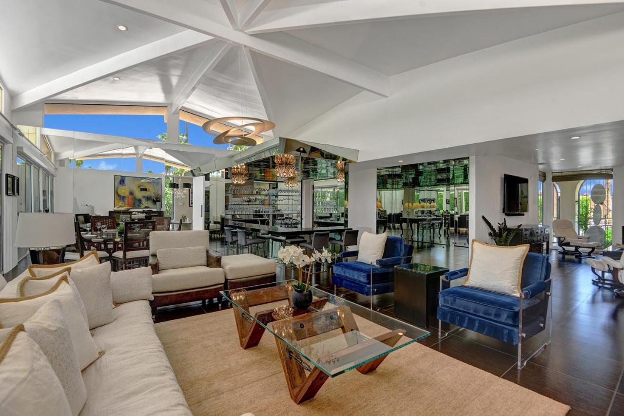 Canyon Palms Estate- Ultra-Luxe, Pool, Spa, Firepit, Outdoor Kitchen & More بالم سبرينغس المظهر الخارجي الصورة