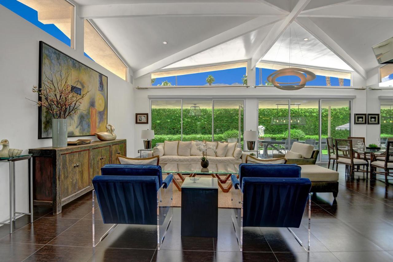 Canyon Palms Estate- Ultra-Luxe, Pool, Spa, Firepit, Outdoor Kitchen & More بالم سبرينغس المظهر الخارجي الصورة